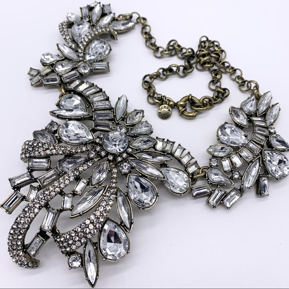 J Crew Jeweled Bib Necklace | Poshmark